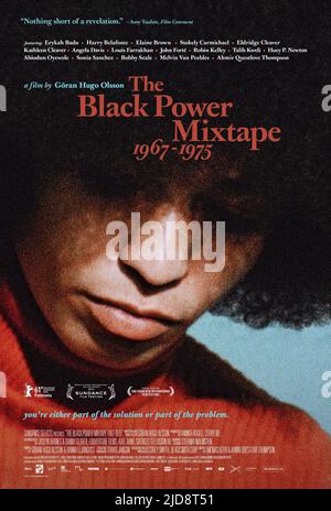 ANGELA DAVIS POSTER, DAS SCHWARZE POWER MIXTAPE 1967-1975, 2011, Stockfoto