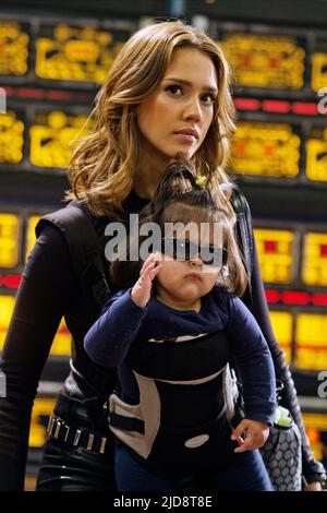 JESSICA ALBA, SPIONAGEKINDER: DIE GANZE ZEIT IN DER WELT 4D, 2011, Stockfoto