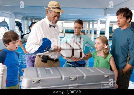 GAMBLE, FREEMAN, HIGHSMITH, ZUEHLSDORFF, JR., DOLPHIN TALE, 2011, Stockfoto