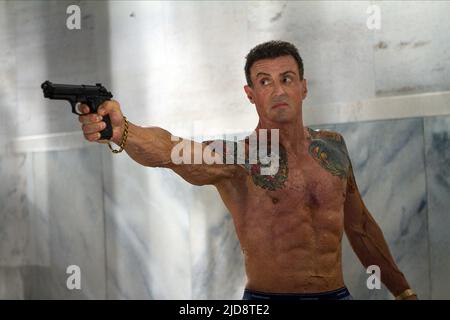 SYLVESTER STALLONE, KUGEL AUF DEN KOPF, 2012, Stockfoto