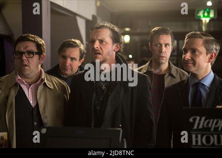 FROST,MARSHAN,PEGG,CONSIDINE,FREEMAN, THE WORLD'S END, 2013, Stockfoto