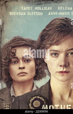 CARTER, MULLIGAN, POSTER, SUFFRAGETTE, 2015, Stockfoto