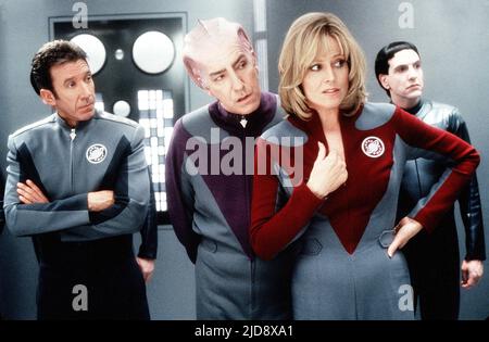 ALLEN, RICKMAN, WEAVER, BREEN, GALAXY QUEST, 1999, Stockfoto