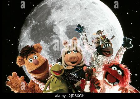 FOZZIE,KERMIT,PIGGY,RIZZO, MUPPETS FROM SPACE, 1999, Stockfoto