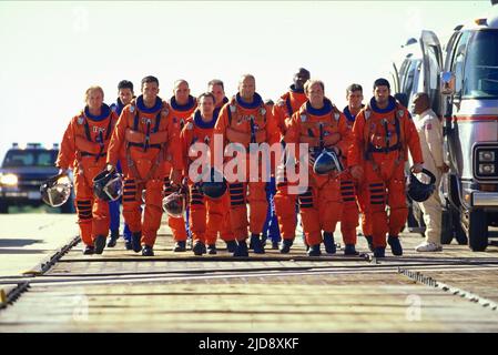 WILSON, AFFLECK, BUSCEMI, WILLIS, DUNCAN, PATTON, ARMAGEDDON, 1998, Stockfoto