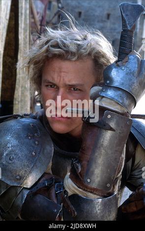 HEATH LEDGER, A KNIGHT'S TALE, 2001, Stockfoto