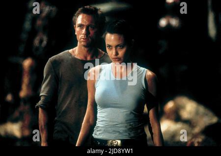 CRAIG, JOLIE, LARA CROFT: TOMB RAIDER, 2001, Stockfoto