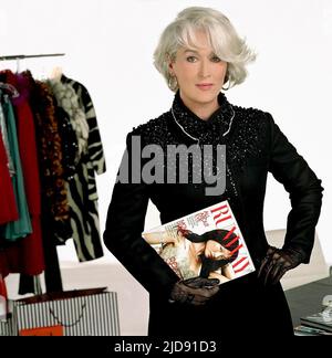 MERYL STREEP, DER TEUFEL TRÄGT PRADA, 2006, Stockfoto