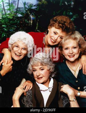 GETTY,ARTHUR,MCCLANAHAN,WHITE, THE GOLDEN GIRLS, 1985, Stockfoto