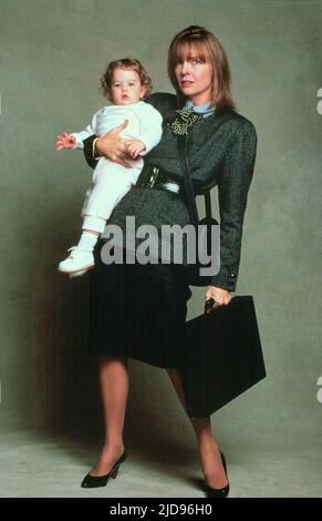 KENNEDY, KEATON, BABYBOOM, 1987, Stockfoto