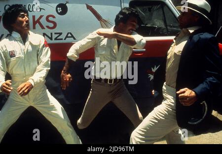 CHAN, REYNOLDS, CANNONBALL RUN II, 1984, Stockfoto