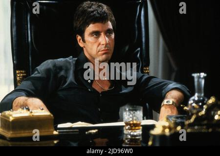 AL PACINO, SCARFACE, 1983, Stockfoto