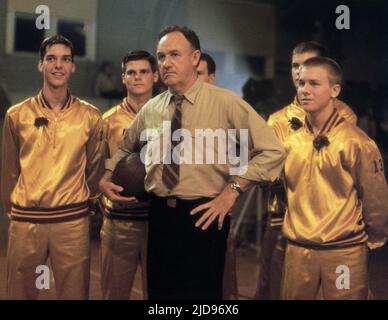 SZENE MIT GENE HACKMAN, HOOSIERS, 1986, Stockfoto