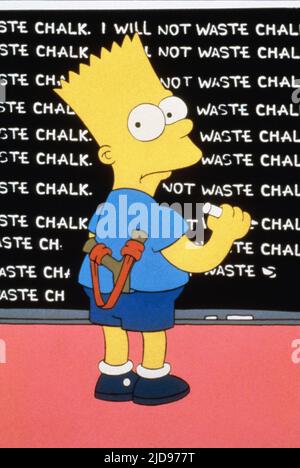 BART SIMPSON, THE SIMPSONS, 1989, Stockfoto