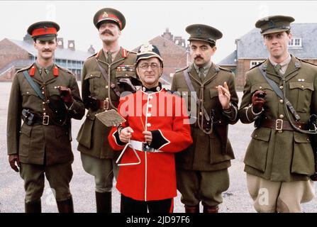 MCINNERNY, FRY, ROBINSON, ATKINSON, LAURIE, BLACKADDER GOES FORTH, 1989, Stockfoto