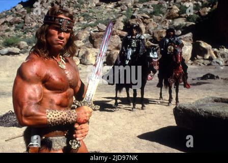 ARNOLD SCHWARZENEGGER, CONAN DER ZERSTÖRER, 1984, Stockfoto