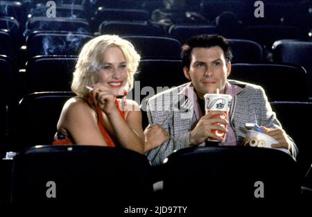 ARQUETTE, SLATER, WAHRE ROMANTIK, 1993, Stockfoto