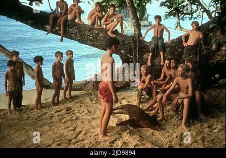 SZENE MIT BALTHAZAR GETTY, DEM HERRN DER FLIEGEN, 1990, Stockfoto