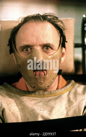 ANTHONY HOPKINS, DAS SCHWEIGEN DER LÄMMER, 1991, Stockfoto