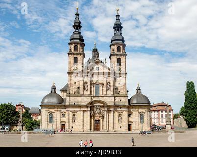 Fulda, Deutschland. 17.. Juni 2022. Kathedrale von Fulda schöne Ausstellung im Stadschloß in fulda, Design & Dynastie '250 Jahr Hohleben Oranien-Nassau' Foto: RPE Albert Nieboer https://fulda2022.de Quelle: dpa/Alamy Live News Stockfoto