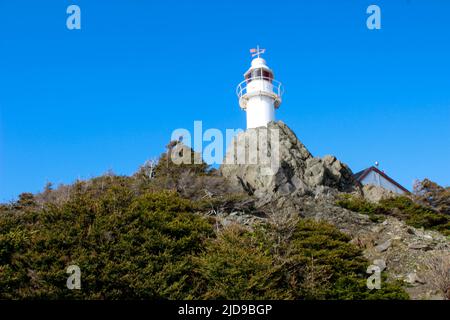 Sonnenuntergang, Lobster Cove Head Lighthouse, Rocky Harbour, Gros Morne National Park, Neufundland & Labrador Stockfoto