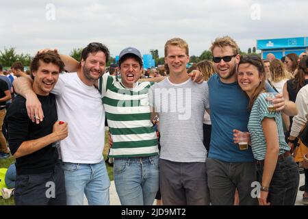 Illustration aufgenommen während des eintägigen „Werchter Boutique“-Festivals, in Werchter, am Freitag, 18. Juni 2021. BELGA FOTO VIRGINIE LEFOUR Stockfoto