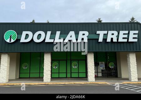 Ein Dollar Tree Laden, Donnerstag, 8. Juni 2022, in Springfield, Erz. Stockfoto