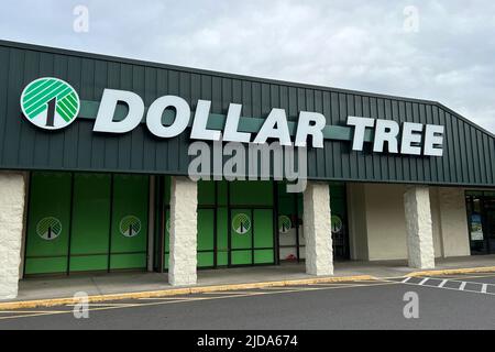 Ein Dollar Tree Laden, Donnerstag, 8. Juni 2022, in Springfield, Erz. Stockfoto