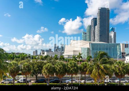 Adrienne Arsht Zentrum für darstellende Kunst des Miami Dade County Stockfoto