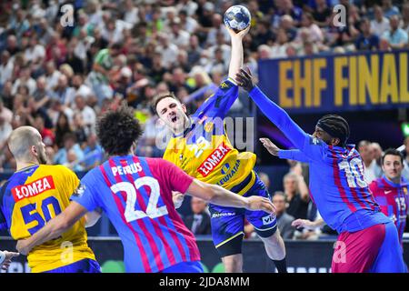 Köln, Deutschland. 19.. Juni 2022. Arkadiusz Moryto beim Handball-EHF Champions League-Spiel zwischen Barca und Lomza Vive Kielce am 19. Juni 2022 in Köln. (Foto: Andrachiewicz/PressFocus/SIPA USA) France OUT, Poland OUTFrance OUT, Poland OUT Credit: SIPA USA/Alamy Live News Stockfoto