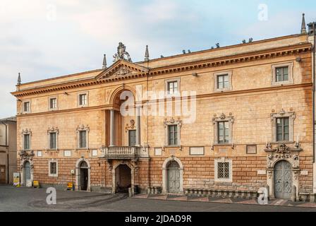 Palazzo Del Capitano Del Popolo in Orvieto, Umbrien, Italien Stockfoto