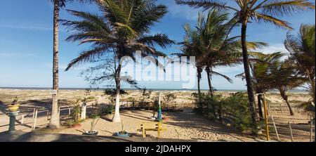 Jatoba Beach, Barra dos Coqueiros, Sergipe, Brasilien Stockfoto