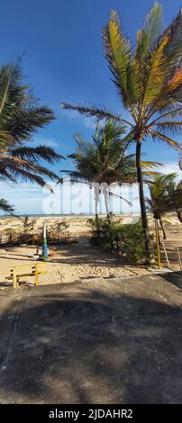Jatoba Beach, Barra dos Coqueiros, Sergipe, Brasilien Stockfoto