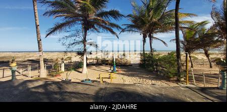 Jatoba Beach, Barra dos Coqueiros, Sergipe, Brasilien Stockfoto