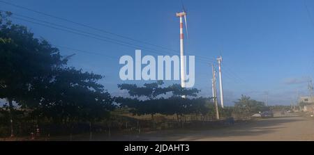 Jatoba Beach, Barra dos Coqueiros, Sergipe, Brasilien Stockfoto