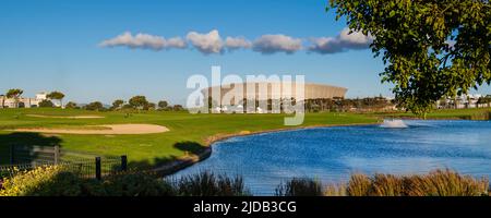 Kapstadt Stadion und Green Point Park; Green Point, Kapstadt, Südafrika Stockfoto