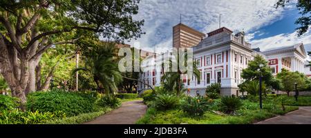 Eines der Gebäude im Houses of Parliament of South Africa Complex; Kapstadt, Westkap, Südafrika Stockfoto