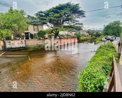 Sidmouth Ford River in Devon, Großbritannien Stockfoto