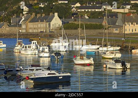 Frankreich, Manche (50) Digosville der Hafen Stockfoto