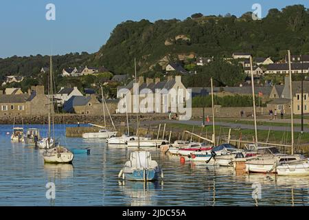 Frankreich, Manche (50) Digosville der Hafen Stockfoto