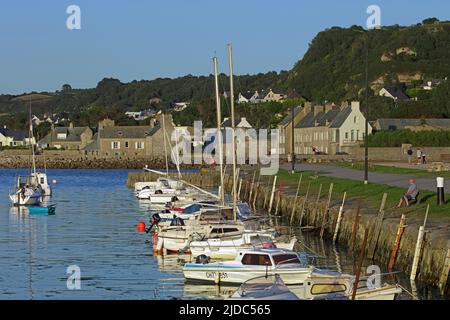 Frankreich, Manche (50) Digosville der Hafen Stockfoto