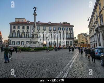 Piazza dei Martiri, Neapel Italien Stockfoto