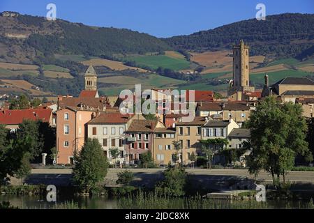 Frankreich, Aveyron Millau, Stadt im Tarntal, die Altstadt, die alte Brücke Stockfoto