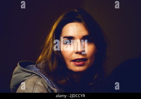 Dana Vavrova, tschechisch-deutsche Schauspielerin, Portrait, Deutschland, 1998. Dana Vavrova, tschechisch-deutsche Schauspielerin, Porträt, Gemany, 1998. Stockfoto