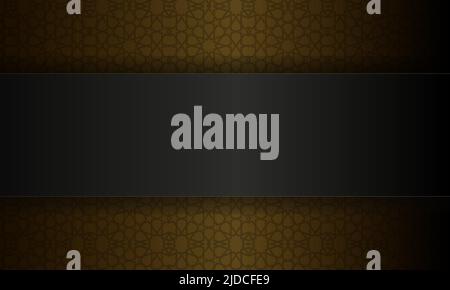 Luxuriöser abstrakter dunkler Hintergrund für Geschenk, Bonus oder Treuekarte. Vektorgrafik Vorlage. Stock Vektor