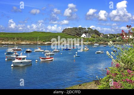 Frankreich, Finistère Le Conquet, die ria du Conquet Stockfoto