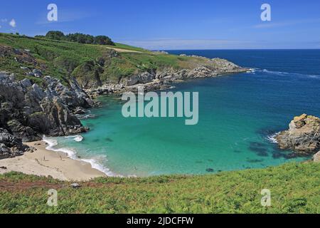 Frankreich, Finistère Cléden-Cap-Sizun, Küstenlandschaft, Strand Stockfoto