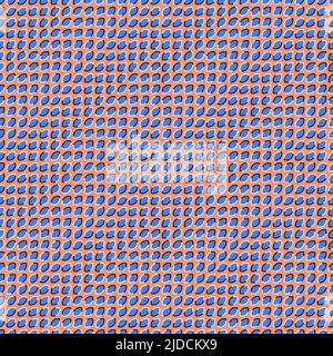 Bewegung ausgeführt optische Illusion nahtlose Muster in weichen Farben Stock Vektor