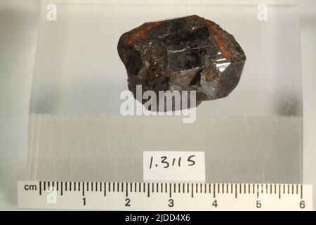 Rutil. Mineralien. Nordamerika; USA; Georgia; Lincoln County; Graves Mountain Stockfoto
