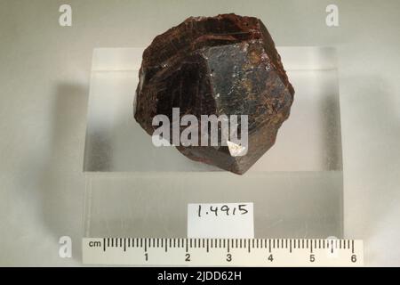 Rutil. Mineralien. Nordamerika; USA; Georgia; Lincoln County; Graves Mountain Stockfoto